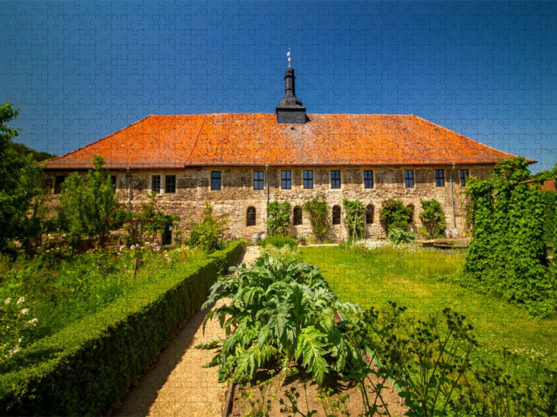 Die Klostergärten des Klosters Michaelstein - CALVENDO Foto-Puzzle'