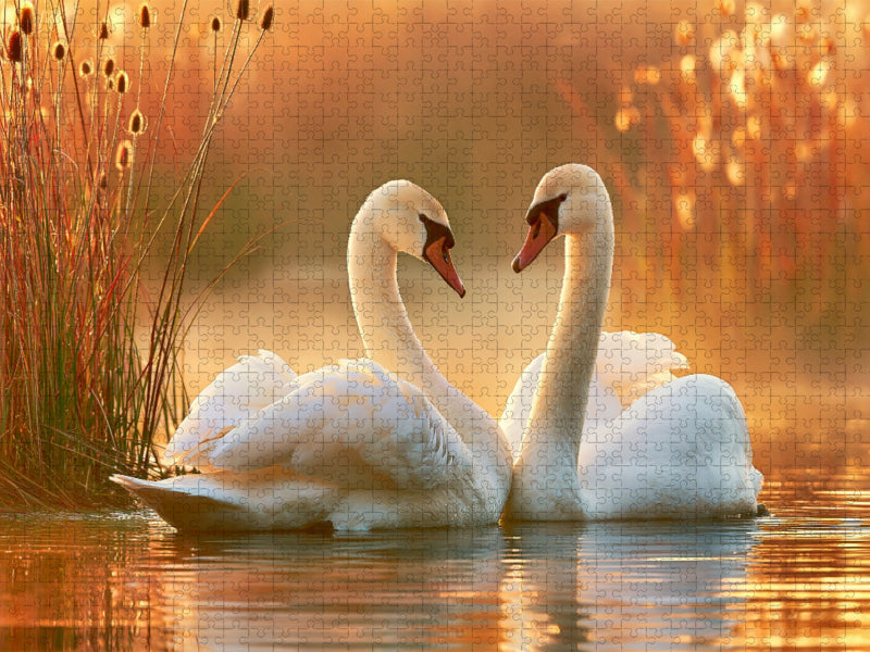 Goldene Tage voller Anmut - CALVENDO Foto-Puzzle'
