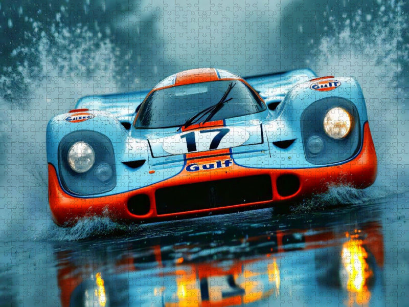 Bei den 24 Stunden von Le Mans 1970 fuhr Porsche die komplette Konkurrenz in Grund und Boden. - CALVENDO Foto-Puzzle'
