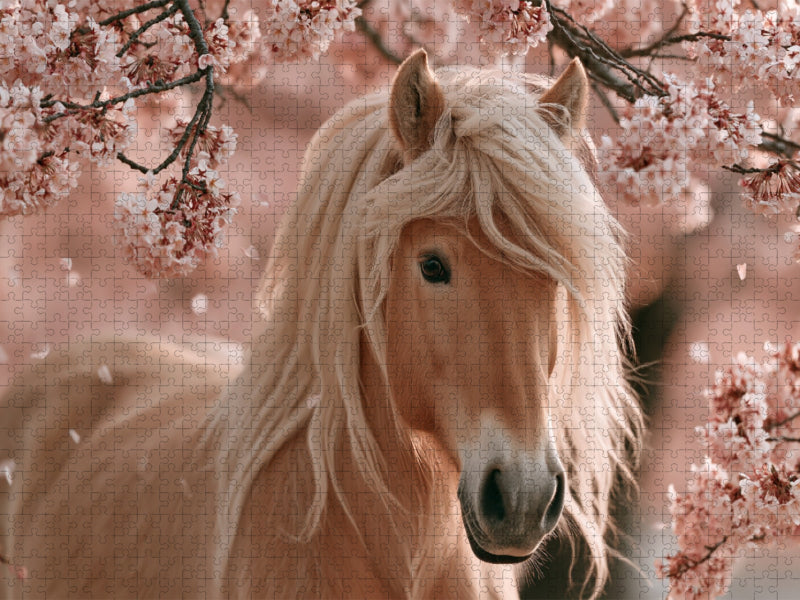 Mit jedem Frühling erwacht auch die Freiheit - CALVENDO Foto-Puzzle'