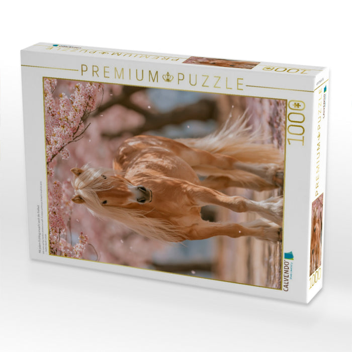 Mit jedem Frühling erwacht auch die Freiheit - CALVENDO Foto-Puzzle'