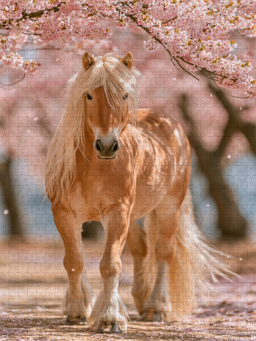Mit jedem Frühling erwacht auch die Freiheit - CALVENDO Foto-Puzzle'