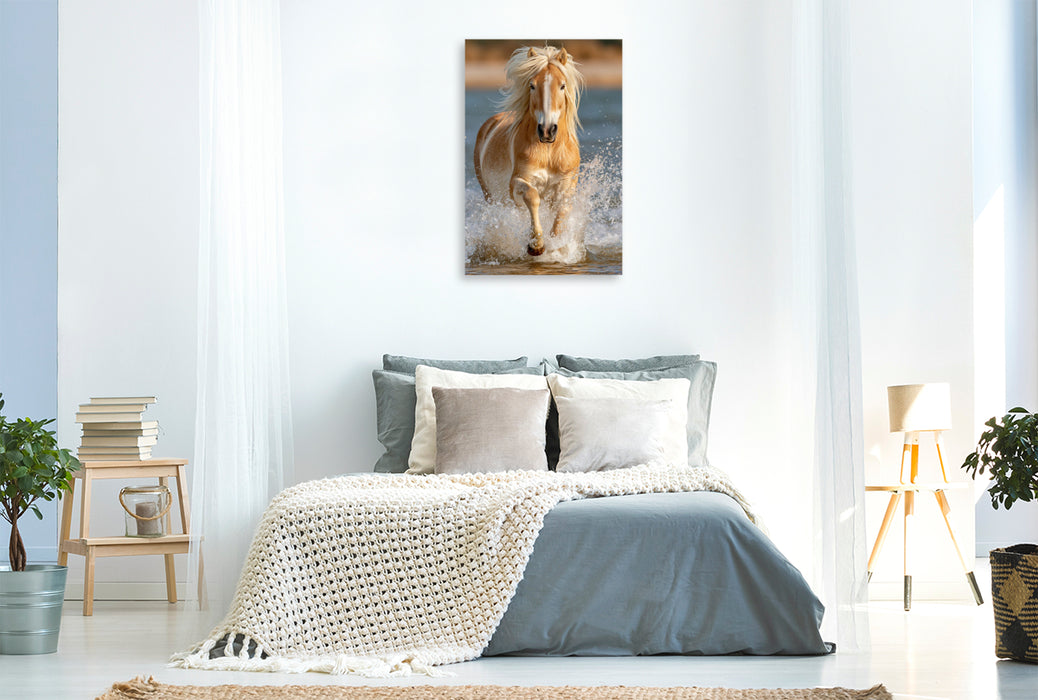 Premium Textil-Leinwand Ein Sommer voller Anmut und Eleganz