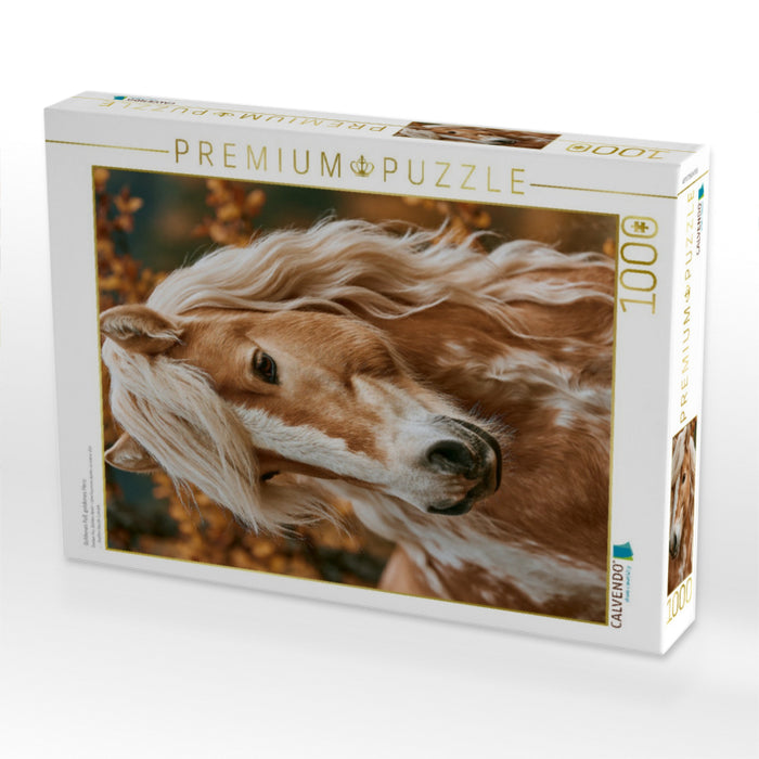 Goldenes Fell, goldenes Herz - CALVENDO Foto-Puzzle'