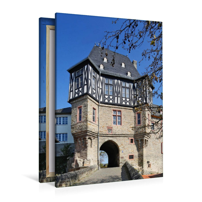 Premium Textil-Leinwand Burgtor