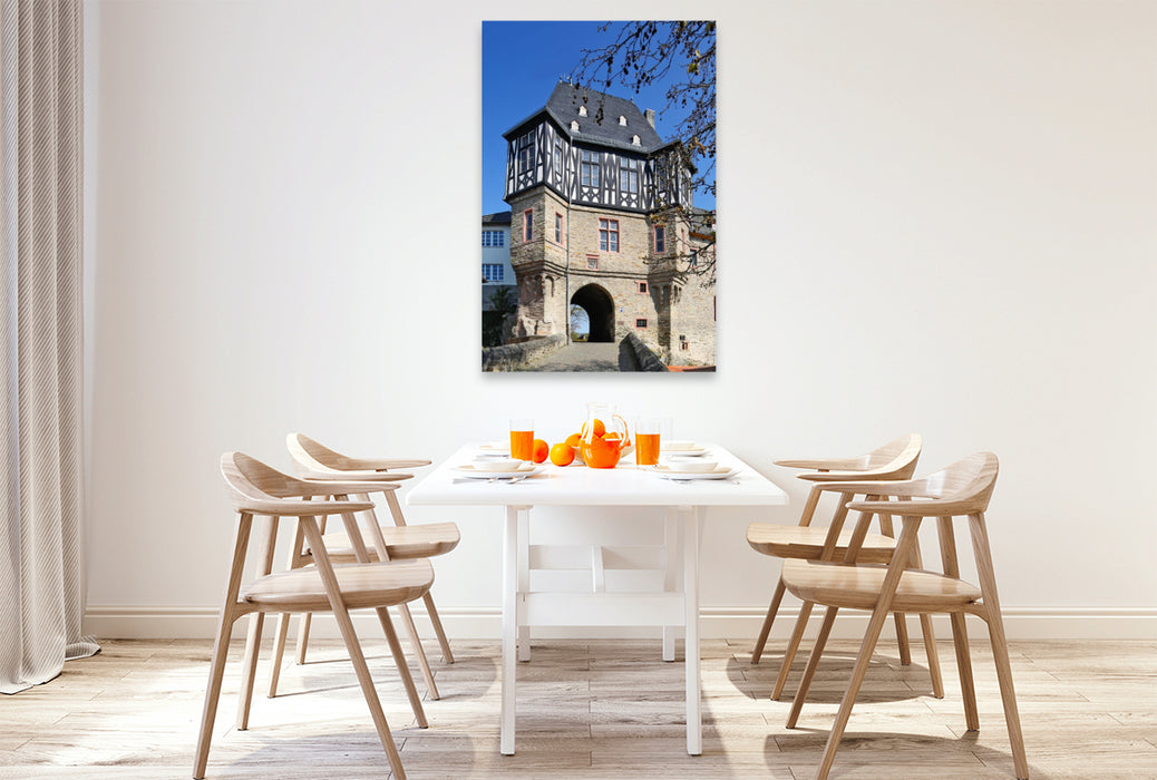 Premium Textil-Leinwand Burgtor