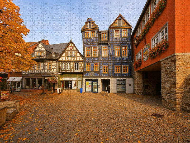 Schiefe Haus - CALVENDO Foto-Puzzle'
