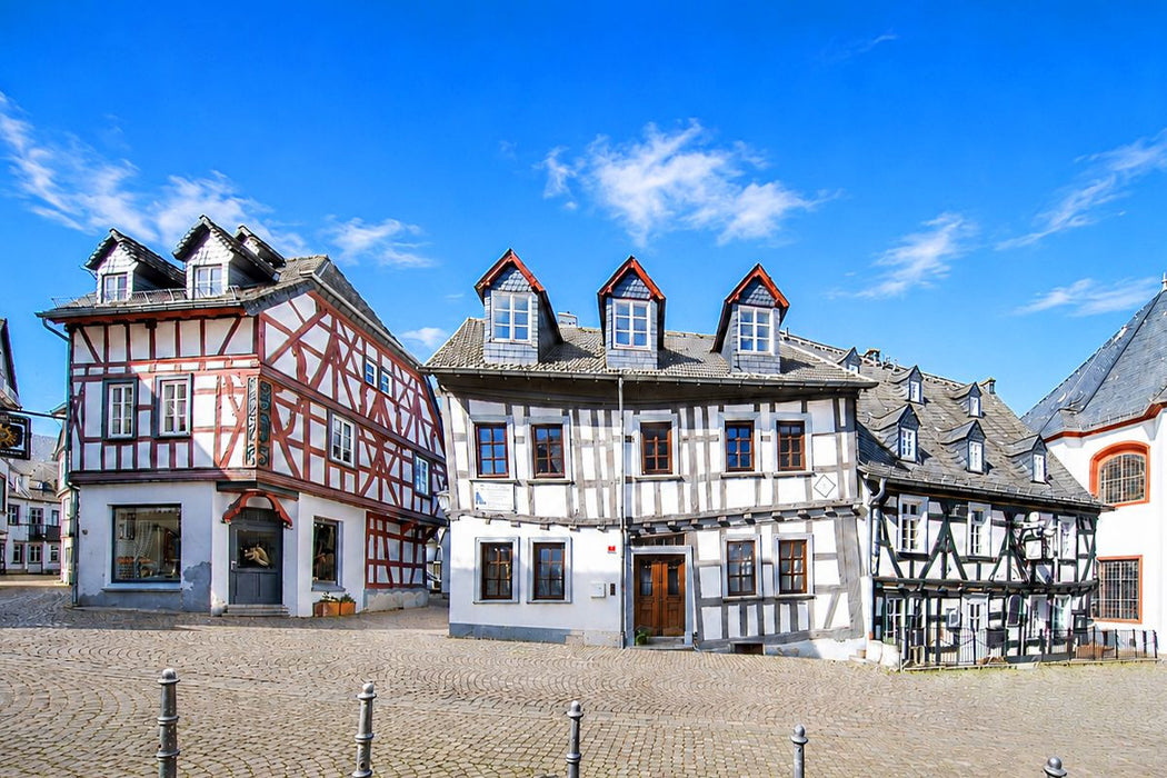 Premium Textil-Leinwand Obergasse