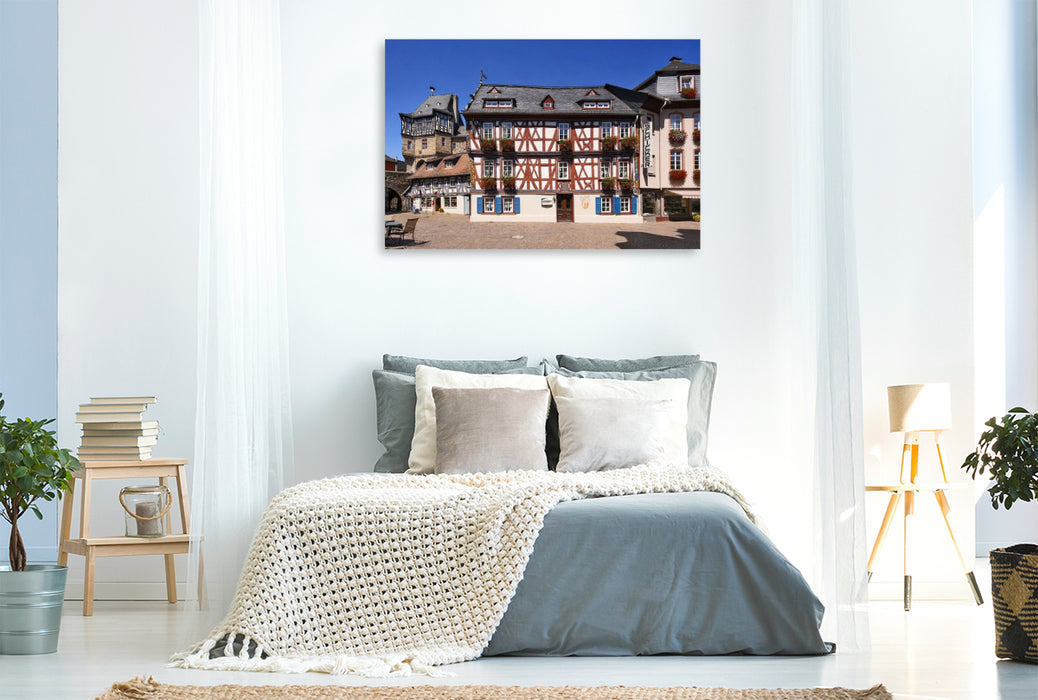 Premium Textil-Leinwand König-Adolf-Platz