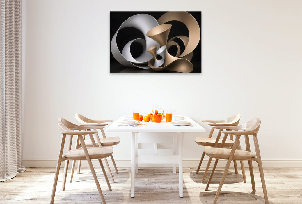 Premium Textil-Leinwand Mai