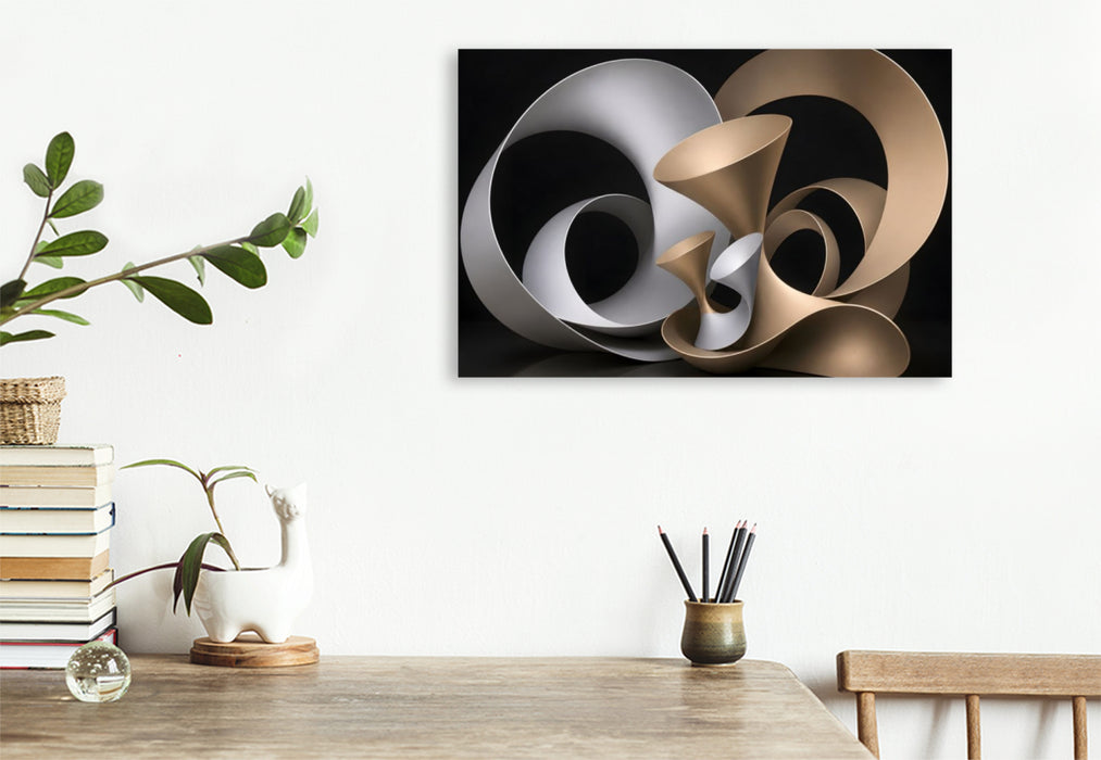 Premium Textil-Leinwand Mai