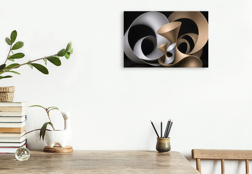 Premium Textil-Leinwand Mai