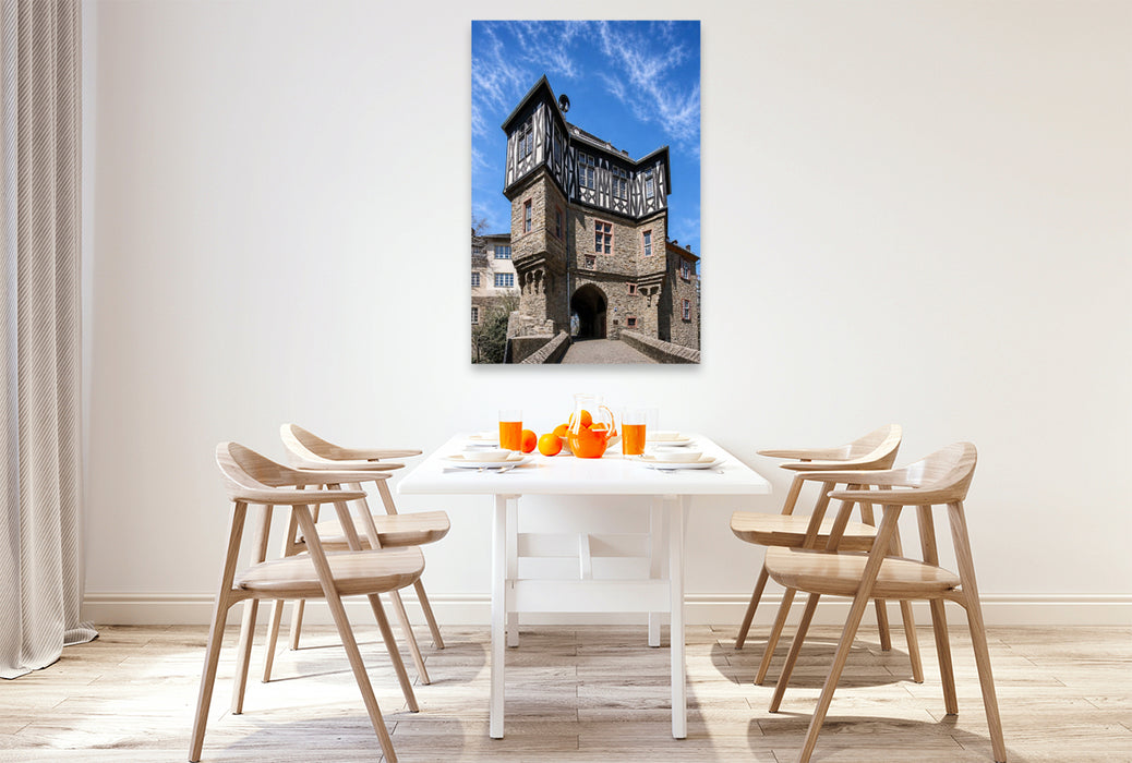 Premium Textil-Leinwand Burgtor