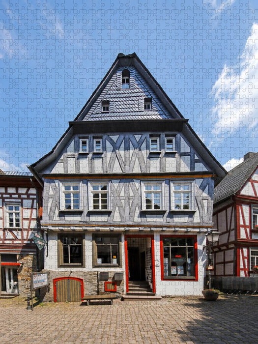 Ältestes Haus von Idstein - CALVENDO Foto-Puzzle'