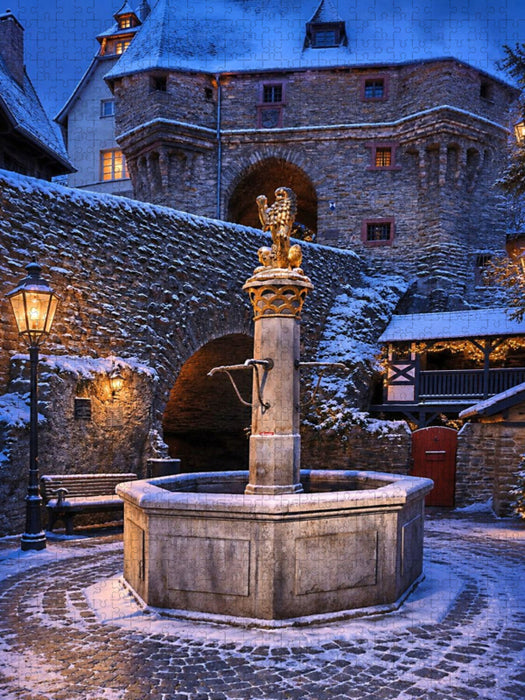 Am Löwenbrunnen - CALVENDO Foto-Puzzle'