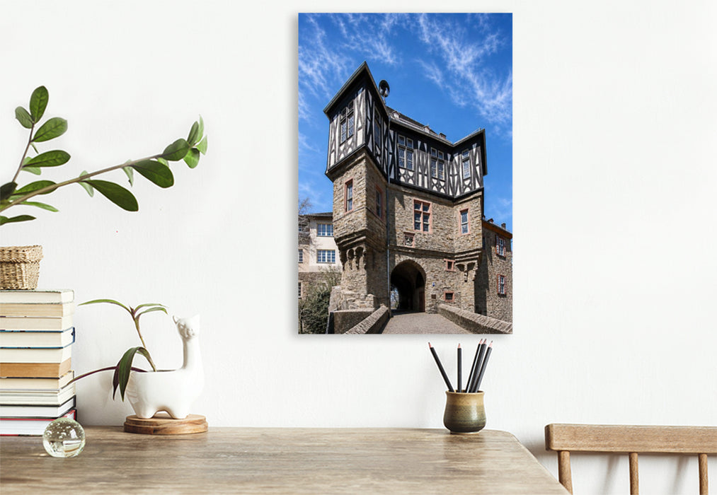 Premium Textil-Leinwand Burgtor