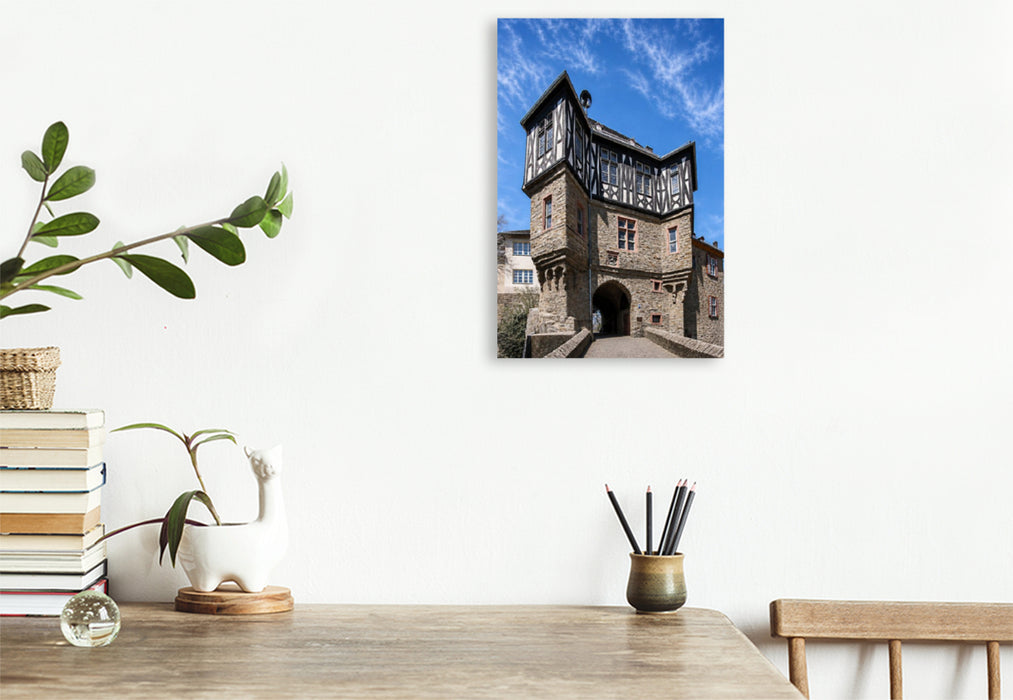 Premium Textil-Leinwand Burgtor