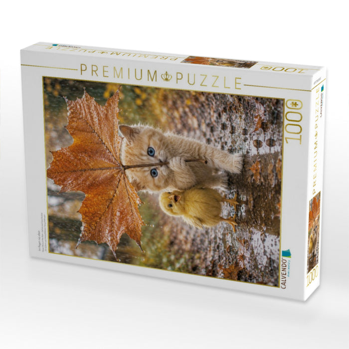 Im Regen nie allein - CALVENDO Foto-Puzzle'