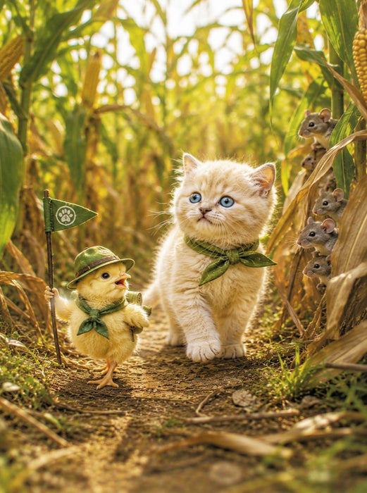 Die kleinen Pfadfinder - CALVENDO Foto-Puzzle'
