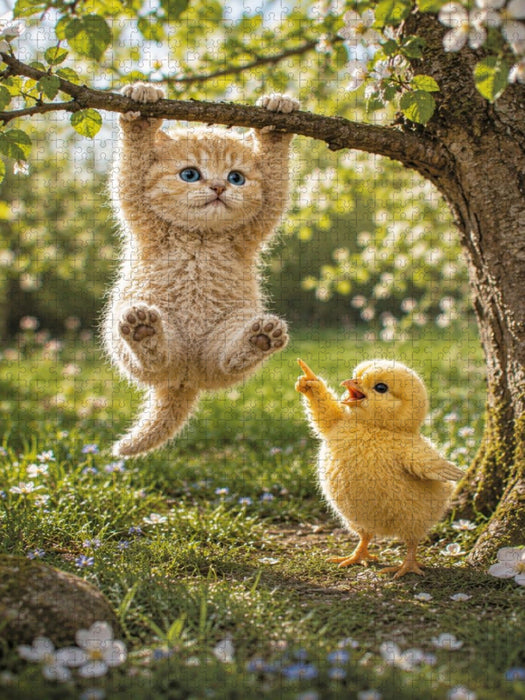 Der große Klimmzug - CALVENDO Foto-Puzzle'