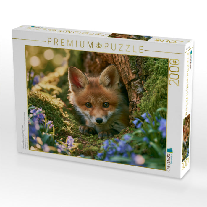 Zwischen Blüten zeigt sich das Leben - CALVENDO Foto-Puzzle'
