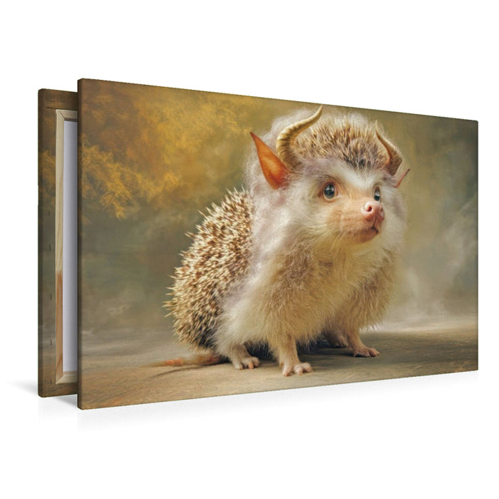 Premium Textil-Leinwand Fluffige Hybridtiere