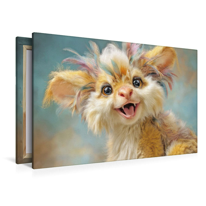 Premium Textil-Leinwand Fluffige Hybridtiere