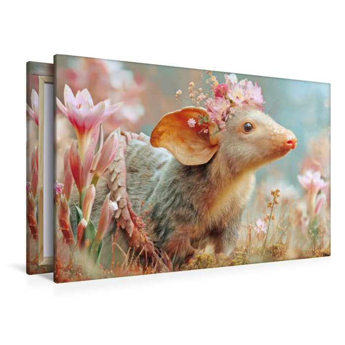 Premium Textil-Leinwand Fluffige Hybridtiere