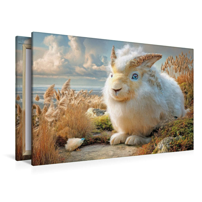 Premium Textil-Leinwand Fluffige Hybridtiere