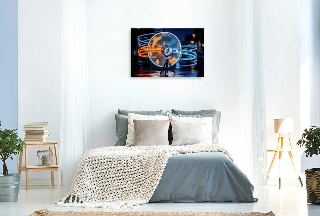 Premium Textil-Leinwand Ein Motiv aus dem Kalender Lichtsammler