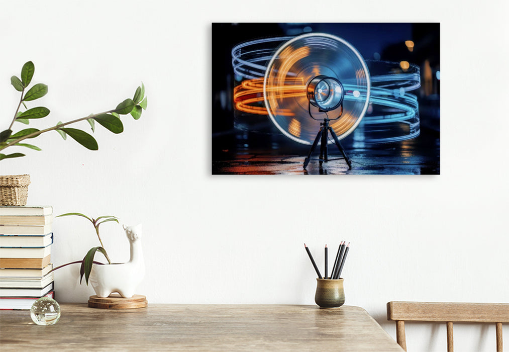 Premium Textil-Leinwand Ein Motiv aus dem Kalender Lichtsammler