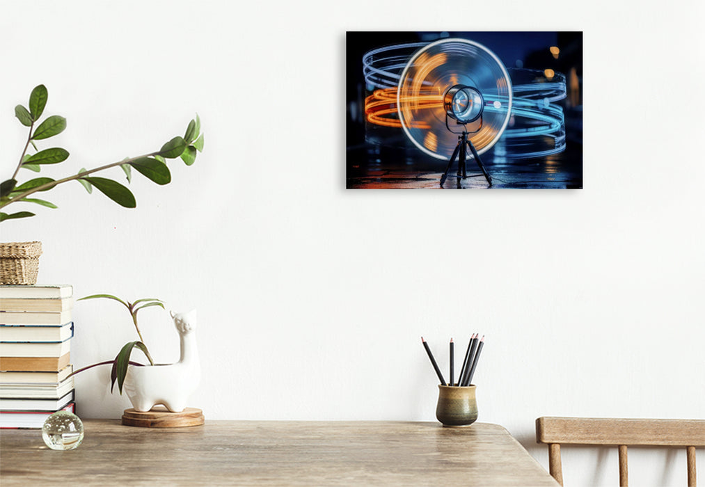 Premium Textil-Leinwand Ein Motiv aus dem Kalender Lichtsammler