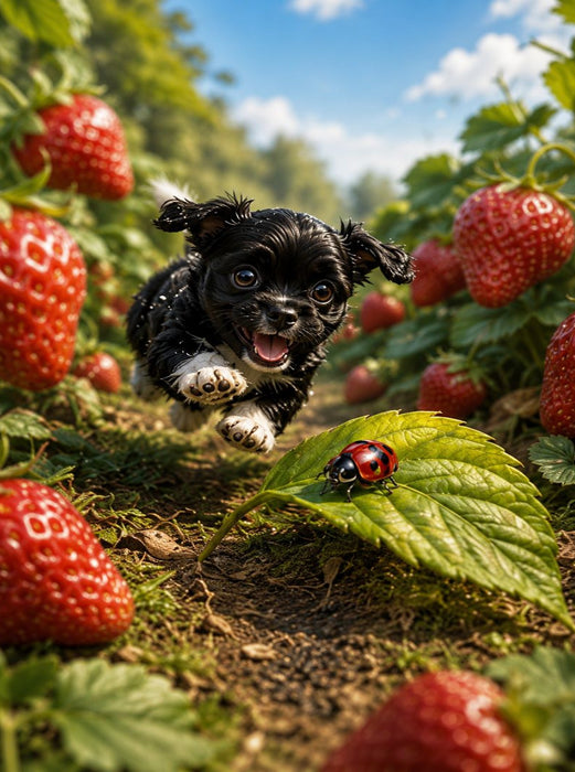 Der flinke Glückskäfer - CALVENDO Foto-Puzzle'
