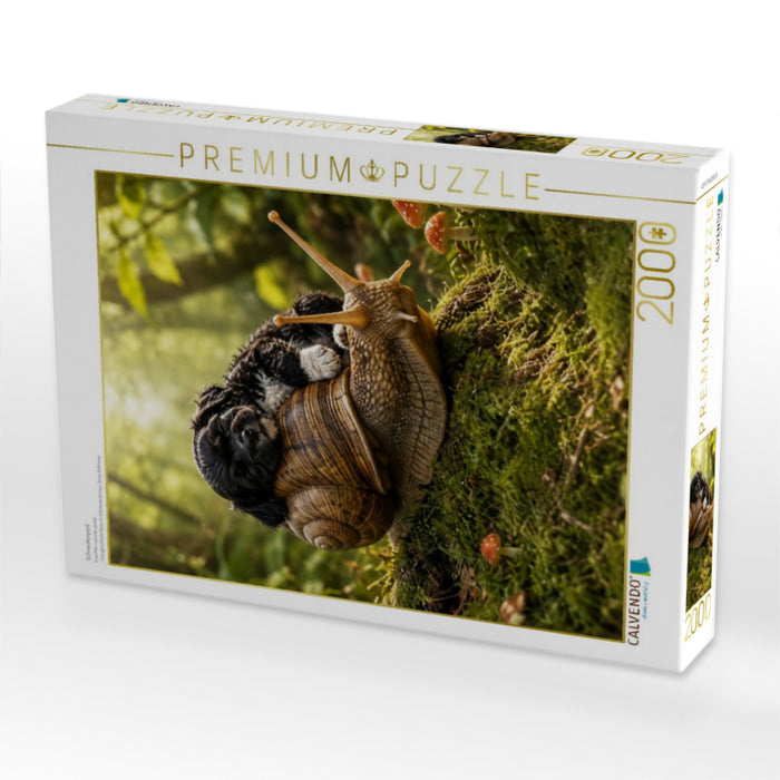 Schneckenpost - CALVENDO Foto-Puzzle'