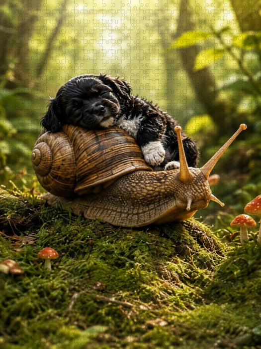 Schneckenpost - CALVENDO Foto-Puzzle'