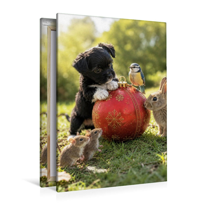 Premium Textil-Leinwand Die Kugel voller Wunder
