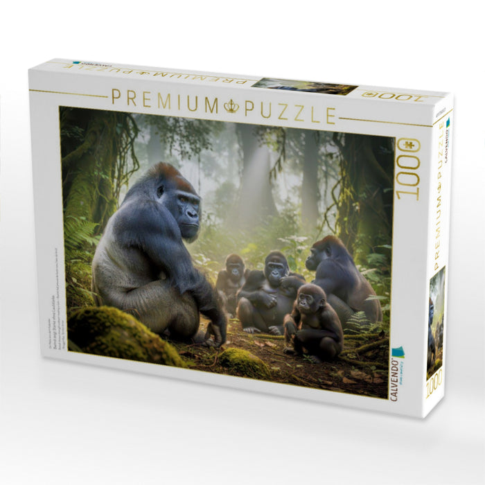 Bwindi zeigt Stärke ohne Lautstärke. - CALVENDO Foto-Puzzle'