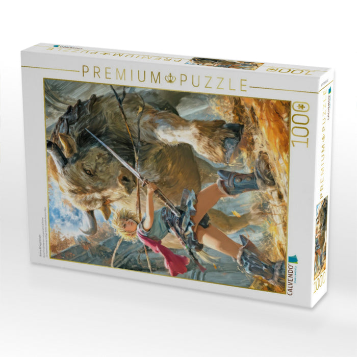 Anime Kriegerinnen - CALVENDO Foto-Puzzle'