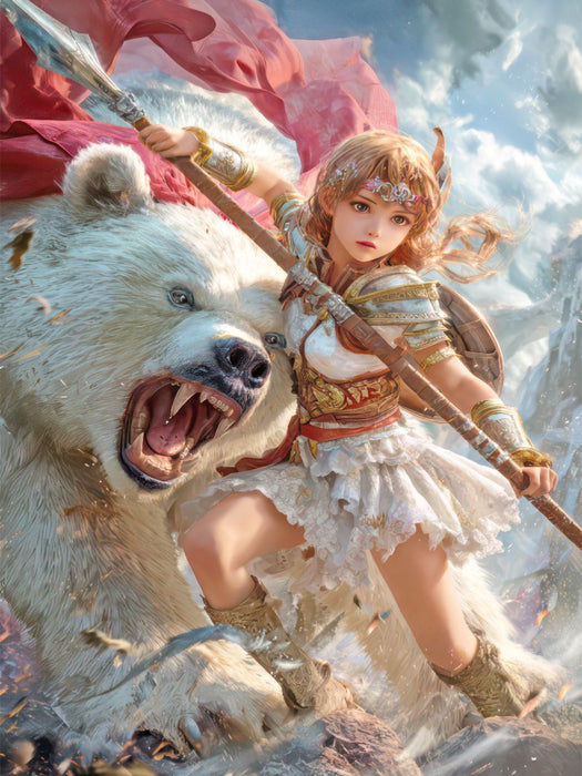 Anime Kriegerinnen - CALVENDO Foto-Puzzle'