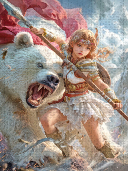 Anime Kriegerinnen - CALVENDO Foto-Puzzle'
