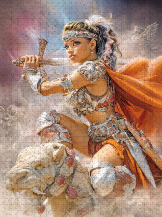Anime Kriegerinnen - CALVENDO Foto-Puzzle'