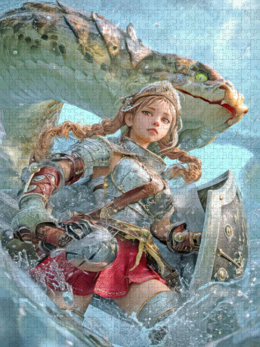 Anime Kriegerinnen - CALVENDO Foto-Puzzle'