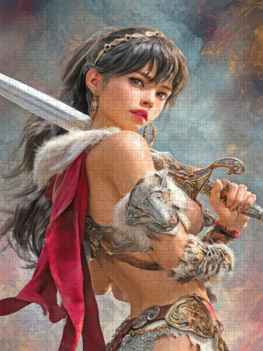 Anime Kriegerinnen - CALVENDO Foto-Puzzle'