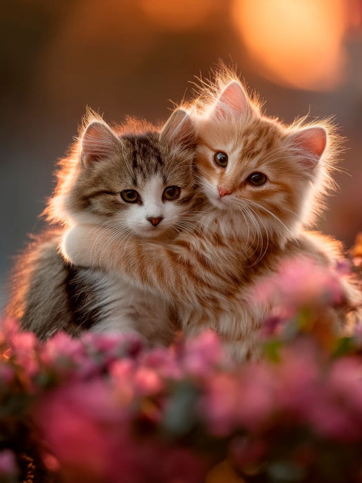 Katzenbabys - Freunde fürs Leben - CALVENDO Foto-Puzzle'