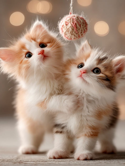 Katzenbabys beim Spielen - CALVENDO Foto-Puzzle'