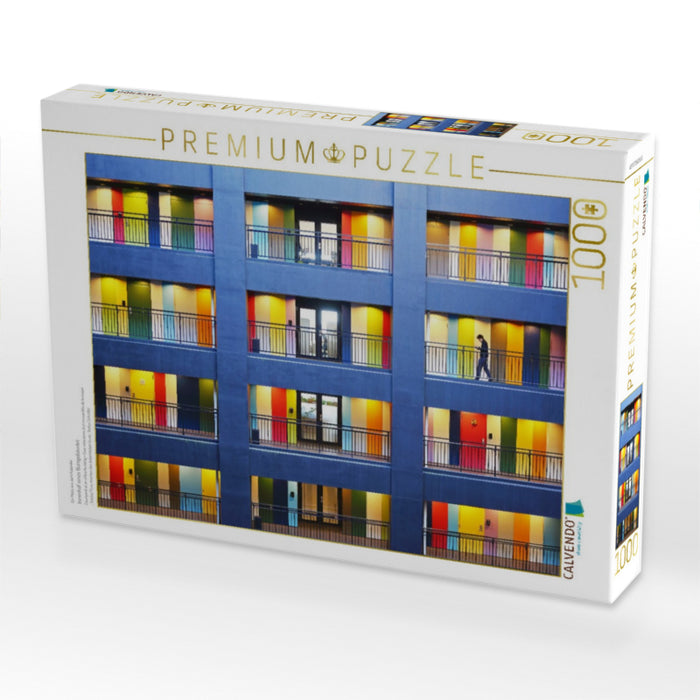 Innenhof eines Bürogebäudes - CALVENDO Foto-Puzzle'