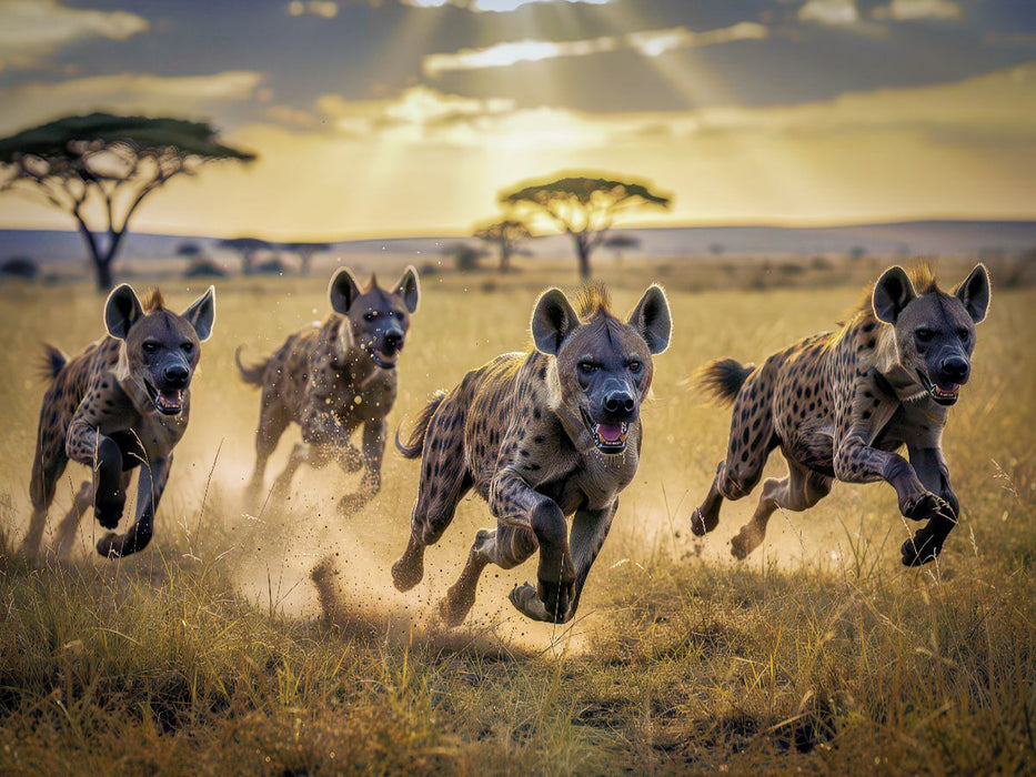 Jagd, die mit Köpfchen beginnt. - CALVENDO Foto-Puzzle'