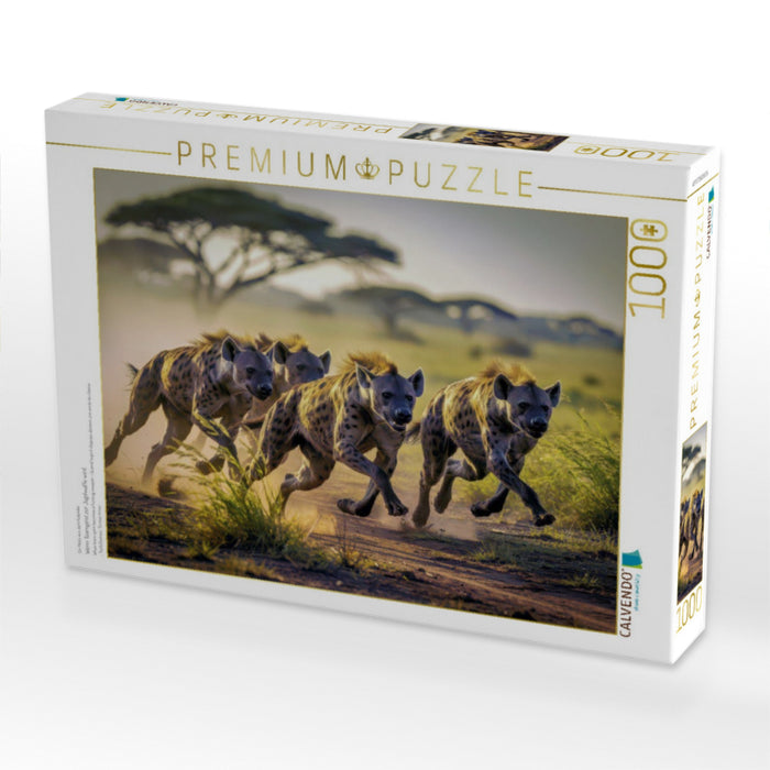 Wenn Teamgeist zur Jagdwaffe wird. - CALVENDO Foto-Puzzle'