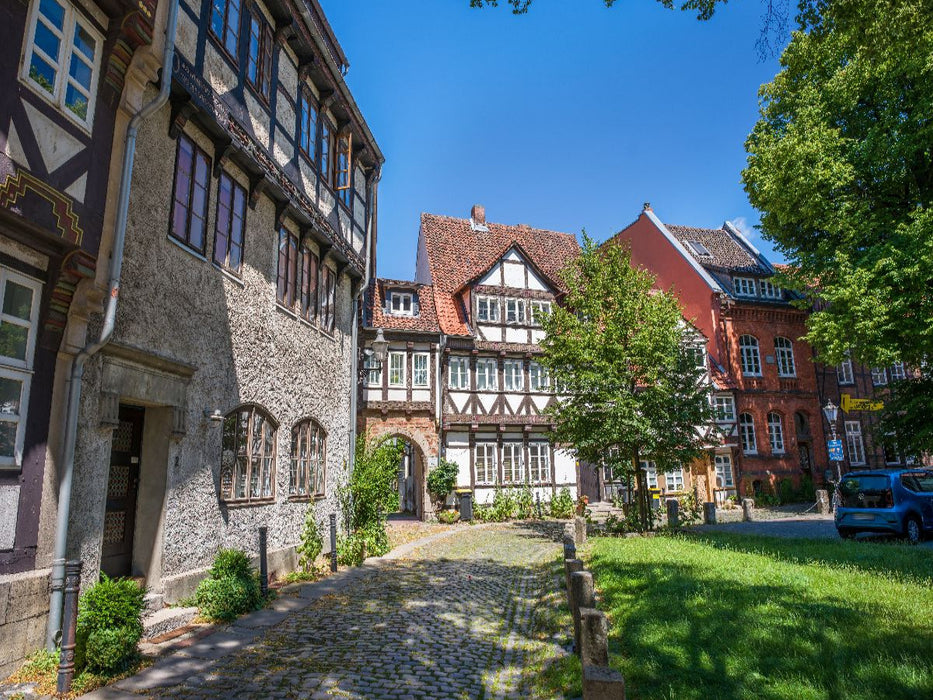 Braunschweig - Hinter der Magnikirche - CALVENDO Foto-Puzzle'