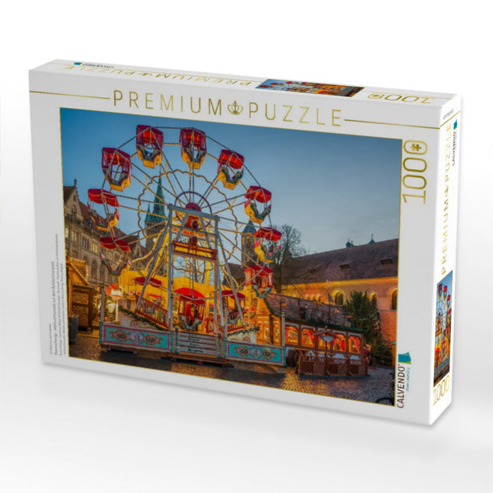 Braunschweig - Weihnachtsmarkt auf dem Ruhfäutchenplatz - CALVENDO Foto-Puzzle'